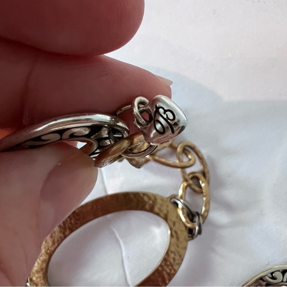 Brighton Women’s Gold and Pewter Metal Chain Belt size XL - Picture 5 of 6